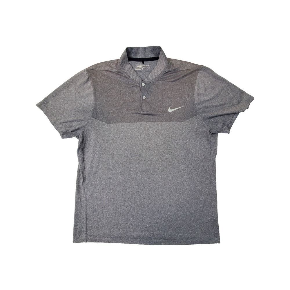 Nike Men's Gray Heather Polo Shirt